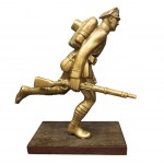 Figur eines Legionärs aus der Zwischenkriegszeit
