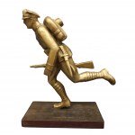 Figur eines Legionärs aus der Zwischenkriegszeit