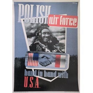 Polish Air Force shoulder to shoulder with the US / Patriotic poster