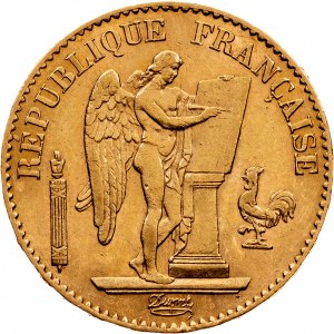 France, 20 Frank 1877 A