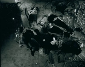 Summer Night photo by Andrzej Świetlik [vintage print / 2000 / Documentary photograph from the collection of Andrzej Kwietniewski, a retired member of the Lodz Kaliska art group].