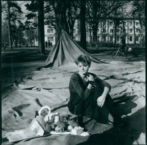 Zofia Luczko in a staged photograph from the series 