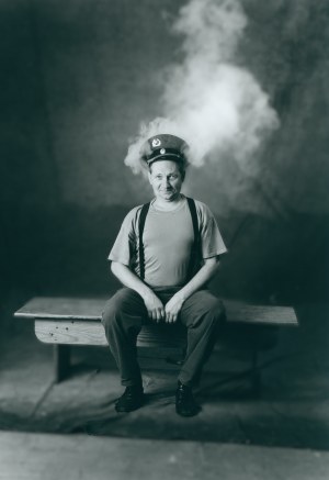 Dymny fot. Andrzej Świetlik [life time print / 1991 - 2006 / Fotografia dokumentacyjna z kolekcji Andrzeja Kwietniewskiego członka w stanie spoczynku grupy art. Łódź Kaliska]