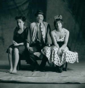 Andrzej Wielogórski [Makary] photo by Andrzej Świetlik [vintage print / ca 2000 / Documentary photograph from the collection of Andrzej Kwietniewski a retired member of the Łódź Kaliska art group].