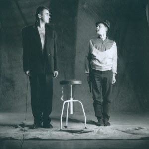 Andrzej Świetlik, Andrzej Wielogórski [Makary] fot. Andrzej Świetlik [tirage vintage / ca 2000 / Photographie documentaire de la collection d'Andrzej Kwietniewski, membre retraité du groupe artistique Łódź Kaliska].