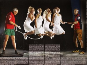 [Lodz Kaliska] Poster Badly Amused (Scandal at the Academy of Physical Education) [2004].