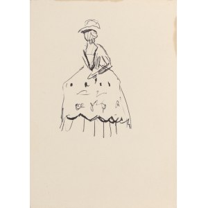 Ludwik MACIĄG (1920-2007), Dama w sukni balowej