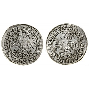 Polska, półgrosz, 1548, Wilno