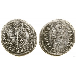 Německo, šilink, 1629, Würzburg