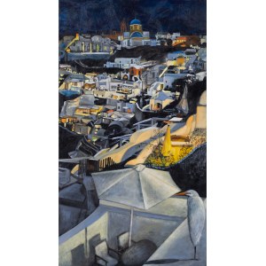 Izabela Jaśniewska, Parasol, ptak i Santorini, 2024