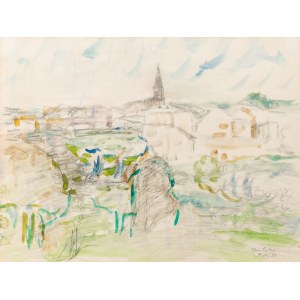 Jan Cybis (1897 Wróblin - 1972 Warszawa), Skoki, 1954