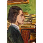 Zygmunt Waliszewski (1897 Petersburg - 1936 Warsaw), Portrait of a man at the piano, ca. 1931