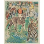 Eugeniusz Geppert (1890 Lwów - 1979 Wrocław), 'Na wyścigach', 1953