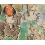 Eugeniusz Geppert (1890 Lwów - 1979 Wrocław), 'Na wyścigach', 1953