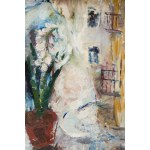 Zbigniew Gostwicki (1906 Kraków - 2003 Kraków), Still life with hyacinth in a pot (In the window), 1933