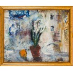 Zbigniew Gostwicki (1906 Kraków - 2003 Kraków), Still life with hyacinth in a pot (In the window), 1933