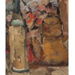 Eustachy Wasilkowski (1904 Rohatyn - 1977 Poznań), Nature morte avec bouteille et bouilloire