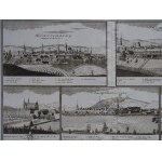 Friedrich Bernhard Werner, Homann SCENOGRAPHIA URBIUM SILESIAE Ziębice Ząbkowice Śląskie Kamieniec Ząbkowicki Karniów Henryków Srebrna Góra Złoty Stok