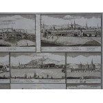 Friedrich Bernhard Werner, Homann SCENOGRAPHIA URBIUM SILESIAE Ziębice Ząbkowice Śląskie Kamieniec Ząbkowicki Karniów Henryków Srebrna Góra Złoty Stok