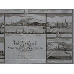 Friedrich Bernhard Werner, Homann SCENOGRAPHIA URBIUM SILESIAE Ziębice Ząbkowice Śląskie Kamieniec Ząbkowicki Karniów Henryków Srebrna Góra Złoty Stok
