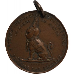 Savoia, Roma. Regno d'Italia, Umberto I. Medaglia 1884, XXV ...