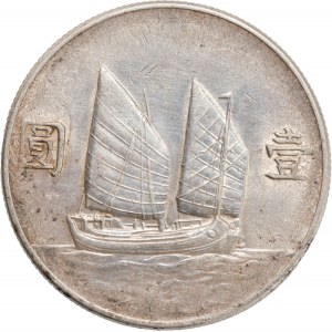 Cina, Repubblica, Sun Yat-sen. Dollaro 1933. Ag, gr. 26,71. ...