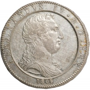 Napoli, Ferdinando IV di Borbone (1799-1805) - Mezza Piastra...