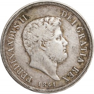 Napoli, Ferdinando II di Borbone (1830-1859). Piastra da 120...