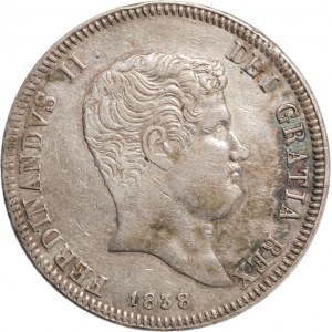 Napoli, Ferdinando II di Borbone (1830-1859). Mezza piastra ...
