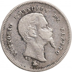 Kingdom of Italy, Victor Emmanuel II, King elect. 50 cents...