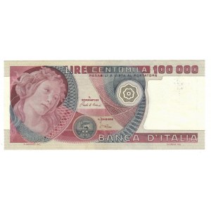 Republika Włoska, 100000 Lire Botticelli's Primavera D.M..
