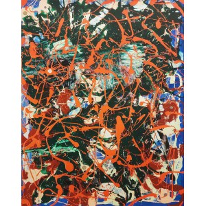 Edward Dwurnik (1943 - 2018), Pollock, inkografia (edizione 19/20), 2010
