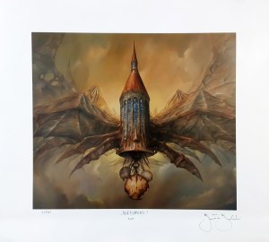 Jarosław Jaśnikowski (ur. 1976), Nietoperz, inkografia (edycja 26/50), 2011