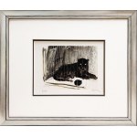 Józef Wilkoń (ur. 1930), Pantera, inkografia (edycja 9/100), 2022