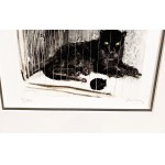 Józef Wilkoń (ur. 1930), Pantera, inkografia (edycja 9/100), 2022