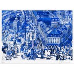 Edward Dwurnik, Castle Square, Sigismund's Column. Author's Edition