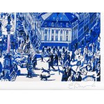 Edward Dwurnik, Castle Square, Sigismund's Column. Author's Edition
