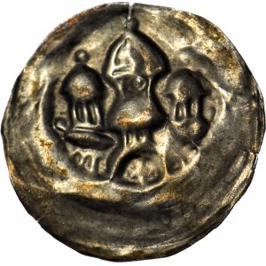RR-, Leszek the White 1194-1227, Cracow, Brakteat, Three Towers