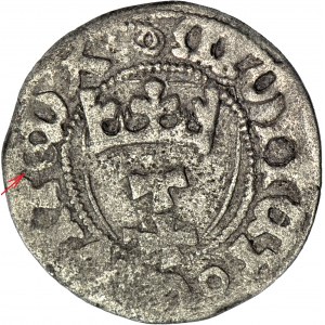 RR-, Kazimierz Jagiellonian, Szeląg, Gdansk, ᵒCIVIT∞DA∞ , a more interesting variantʼ.