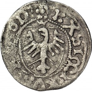 RR-, Kazimierz Jagiellonian, Szeląg, Gdansk, ᵒCIVIT∞DA∞ , a more interesting variantʼ.