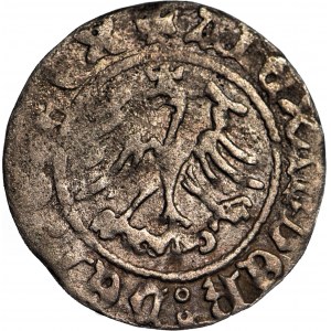 Alexander Jagiellonian, Crown half-penny, Cracow, CROSS on crown