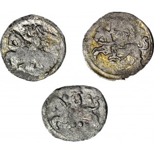 Aleksander Jagiellończyk 1492-1506, Denar litewski, 3 egzemplarze