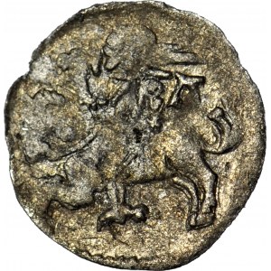Alexander Jagiellonian 1492-1506, Lithuanian denarius, in Gothic letter A