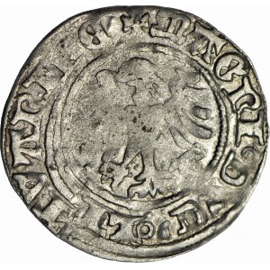 Aleksander Jagiellończyk, półgrosz litewski, Wilno, gotycki, bez obwódki na awersie, piękny
