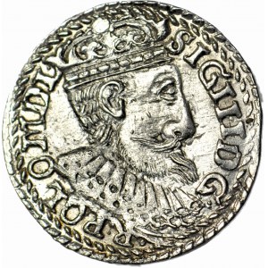 Sigismund III Vasa, Trojak 1596, Olkusz, beautiful