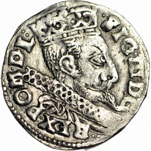 Sigismund III Vasa, Trojak 1599, Bydgoszcz, B from the right