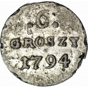 Stanisław A. Poniatowski, 6 groszy 1794