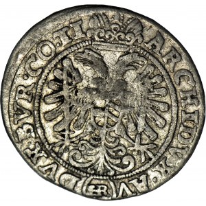 R-, Silesia, Ferdinand II, 3 krajcary 1627 (HR), Wrocław, DATE UNDER THE FIELD
