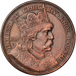 Medal 1924, 900. Rocznica Koronacji Bolesława Chrobrego, mały 37mm