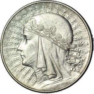 10 złotych 1932, Głowa, Warszawa, mennicze